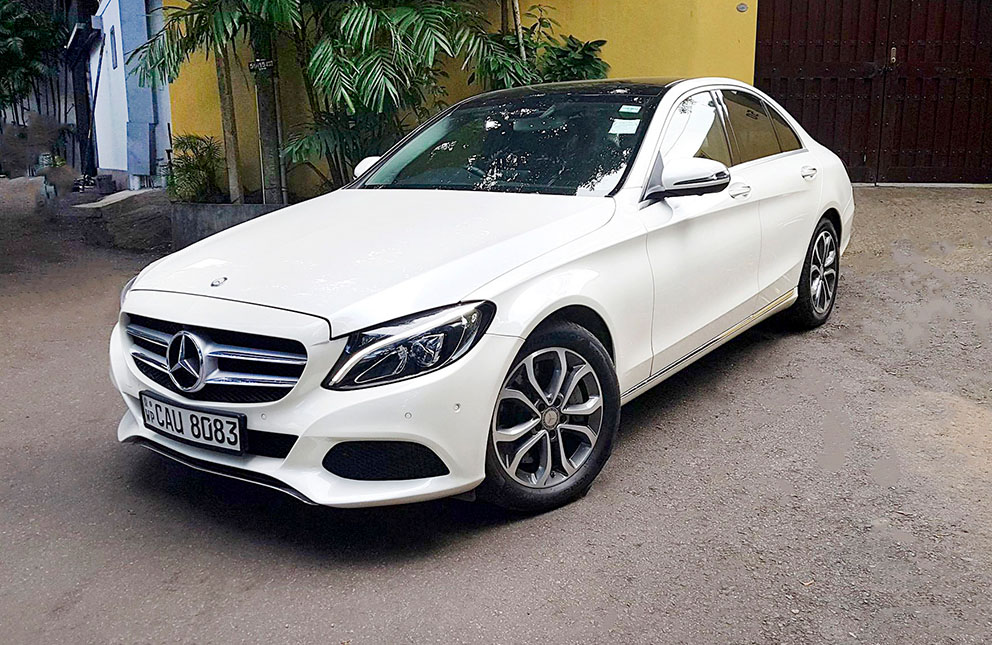 Mercedes Benz C350e new C Class at Malkey Rent A Car Colombo