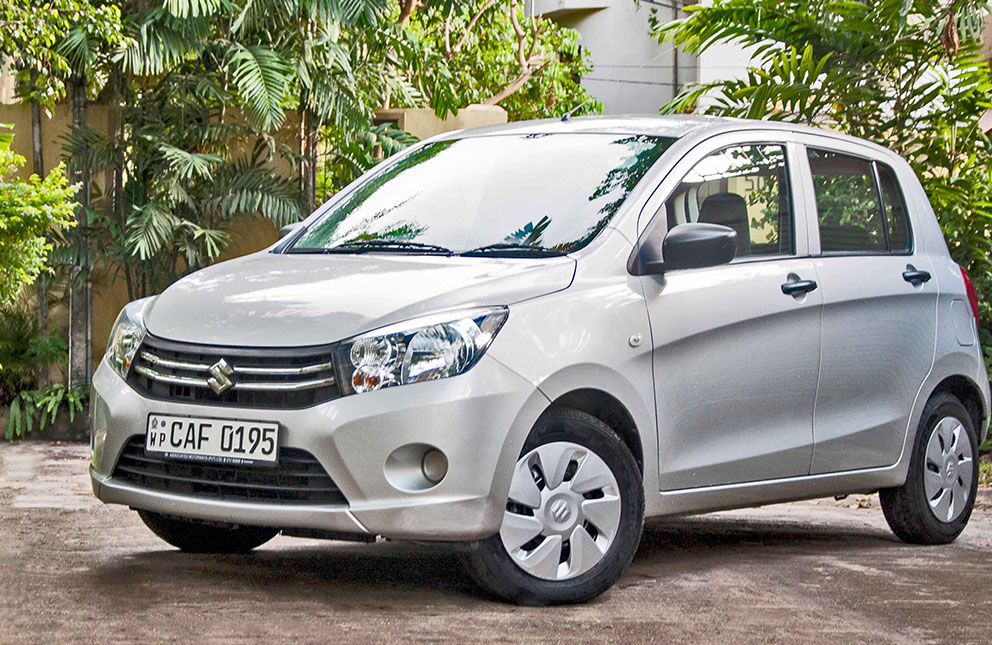 Suzuki Celerio compact car at Malkey Rent A Car Colombo