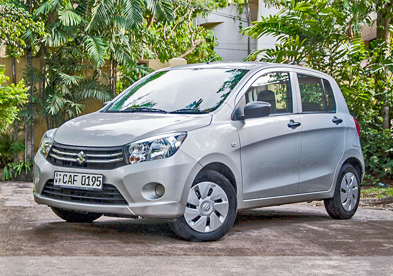 Suzuki Celerio for rent at Malkey Rent A Car Colombo