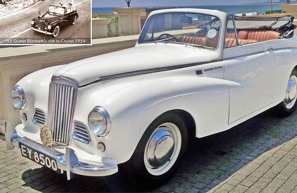 Sunbeam Talbot 90 Tourer vintage car at Malkey Rent A Car Colombo