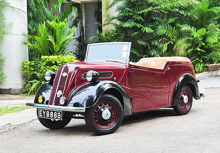 Ford 10 Tourer (Maroon) Open Top
