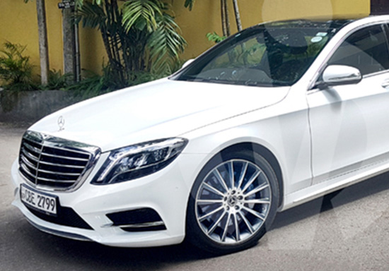 Mercedes Benz S Class AMG luxury car for hire at Malkey Rent A Car Colombo