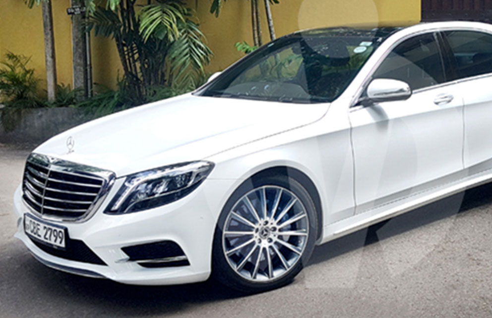 Mercedes Benz S Class AMG long wheelbase at Malkey Rent A Car Colombo