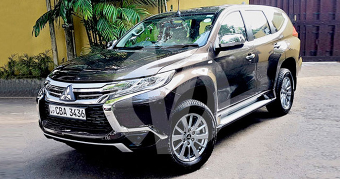 Mitsubishi Montero Sport 2018 for hire at Malkey Rent A Car Colombo