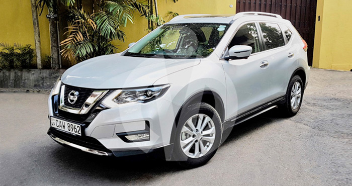 Nissan X Trail SUV for hire at Malkey Rent A Car Colombo