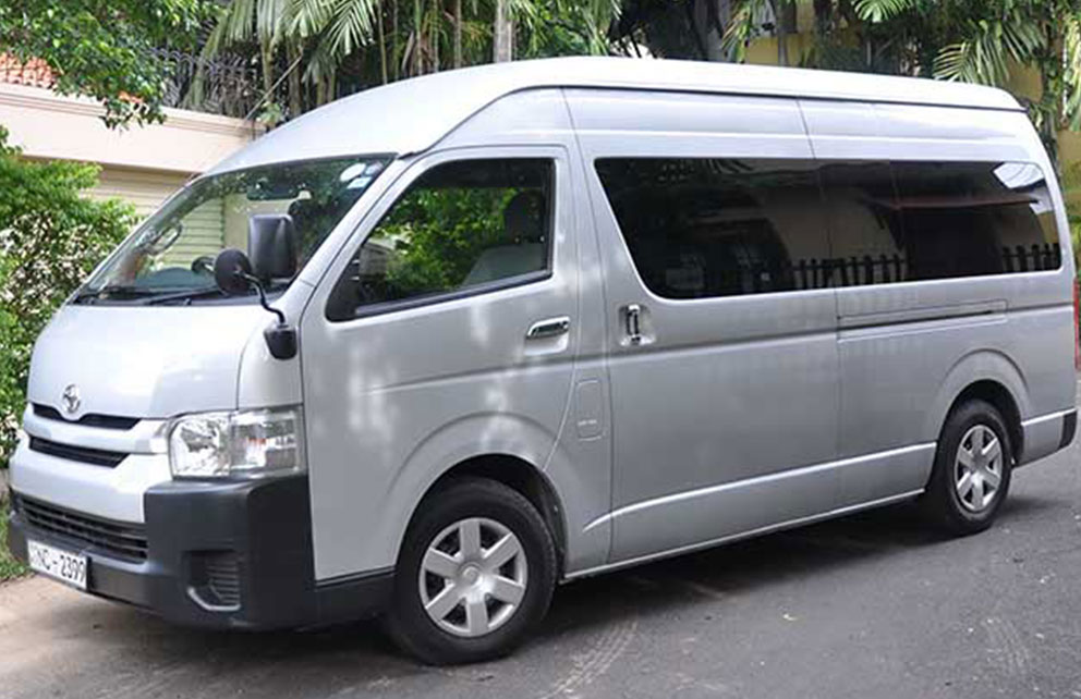 Toyota Grand Cabin 13 seater at Malkey Rent A Car Colombo