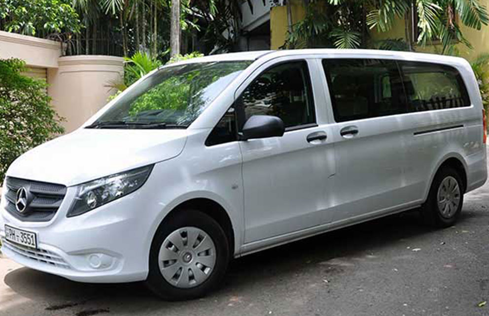 Mercedes Vito luxury van at Malkey Rent A Car Colombo