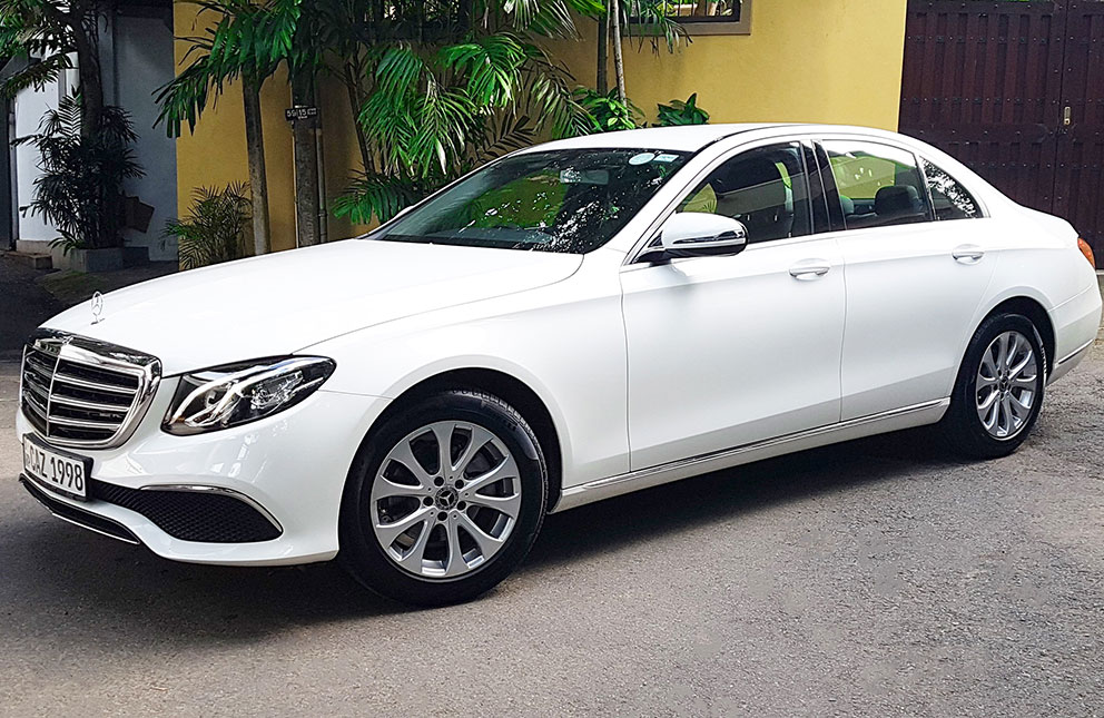 Mercedes Benz new E Class at Malkey Rent A Car Colombo