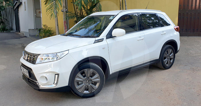 Suzuki Vitara SUV for hire at Malkey Rent A Car Colombo