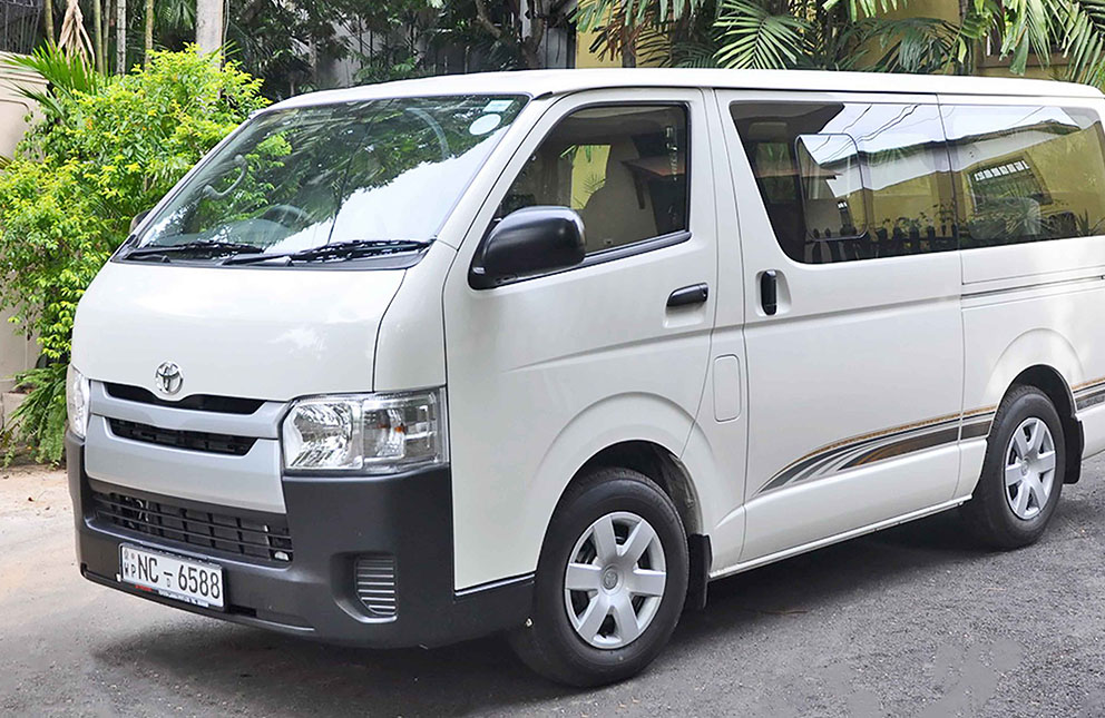 Toyota Regius Grade I at Malkey Rent A Car Colombo