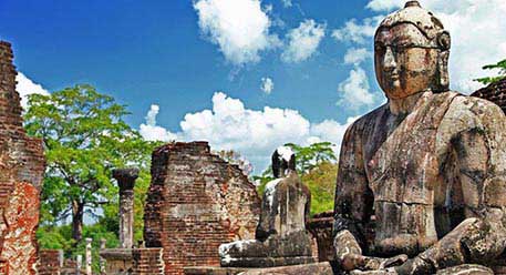 Gal Vihara ruins in Polonnaruwa 