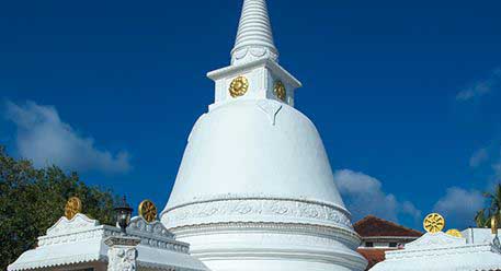 A stupa in Sri Lanka