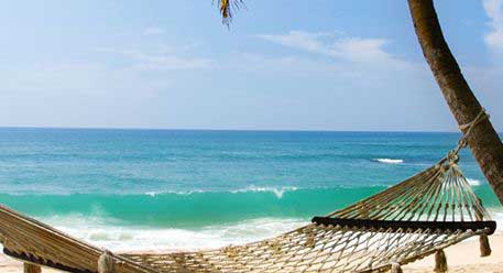 Kalpitiya beach in Sri Lanka