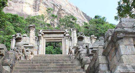 Yapahuwa Rock Fortress in Sri Lanka