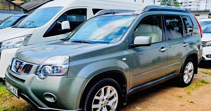 Nissan X Trail Diesel Hybrid for hire at Malkey Rent A Car Colombo
