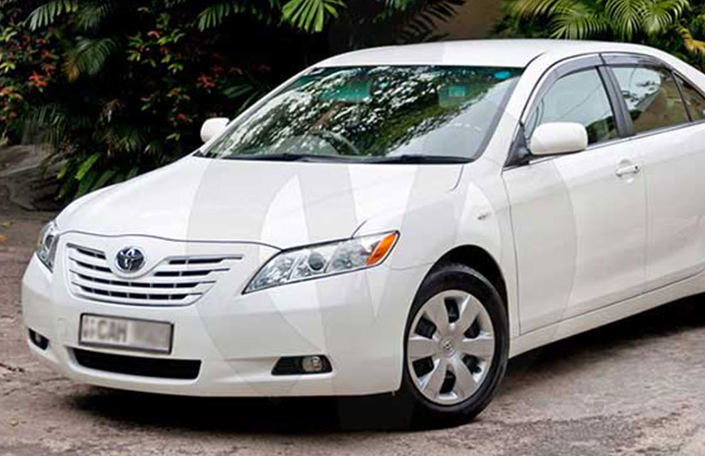 Toyota Camry luxury sedan at Malkey Rent A Car Colombo