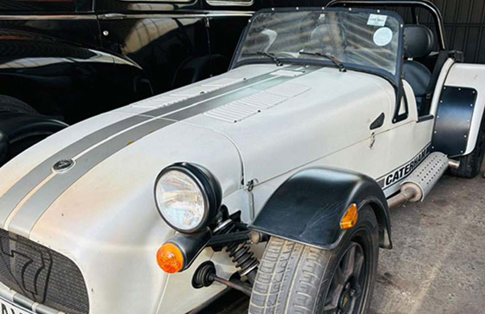 Caterham 7 open sports car at Malkey Rent A Car Colombo