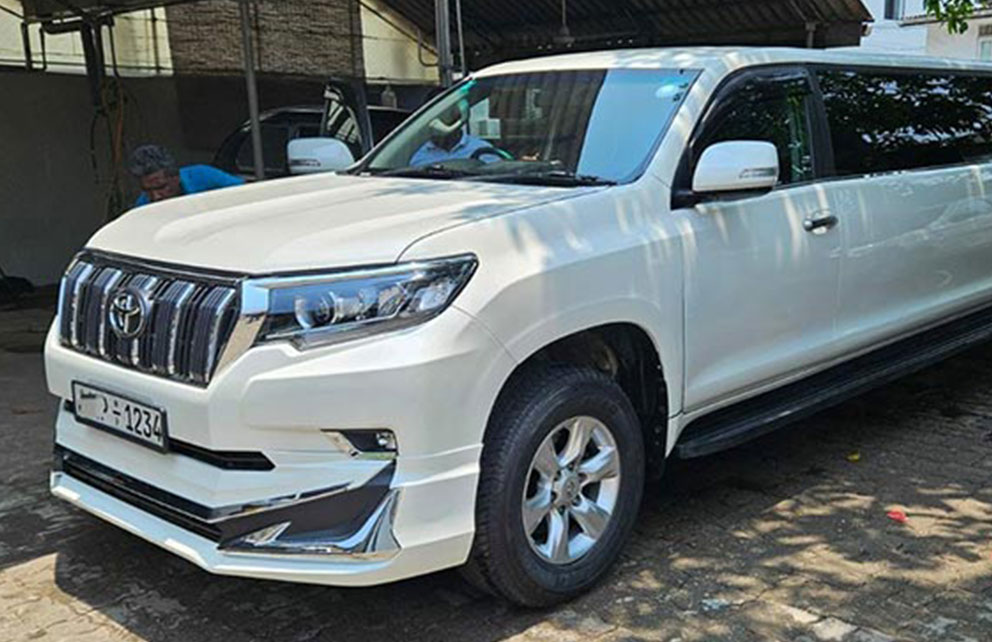 Toyota Prado limousine at Malkey Rent A Car Colombo