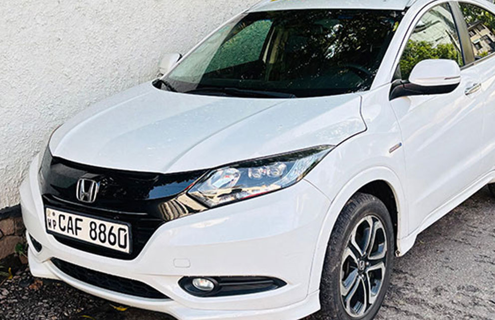 Honda Vezel at Malkey Rent A Car Colombo