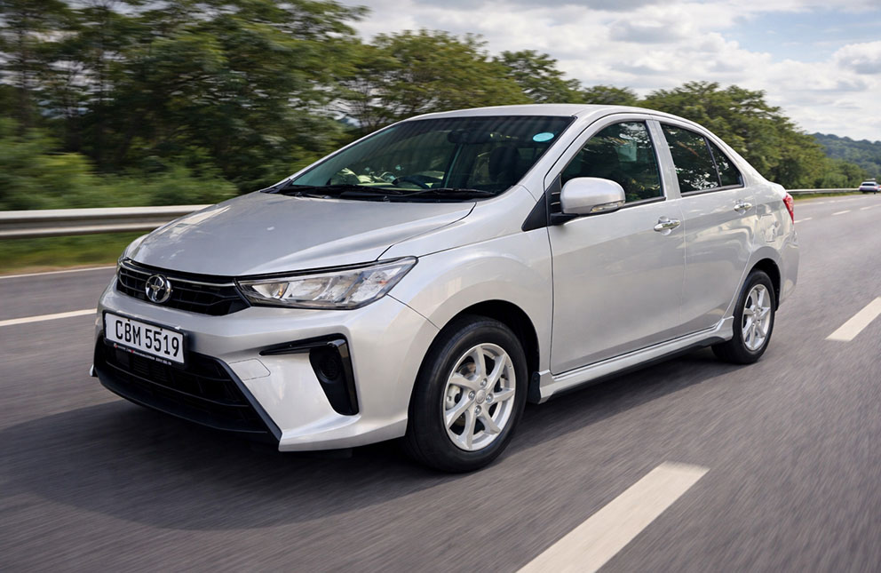 Perodua Bezza 2025 sedan at Malkey Rent A Car Colombo