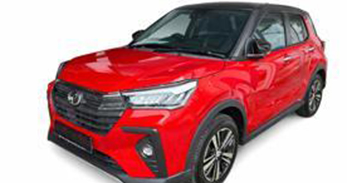 Perodua Ativa compact SUV for hire at Malkey Rent A Car Colombo
