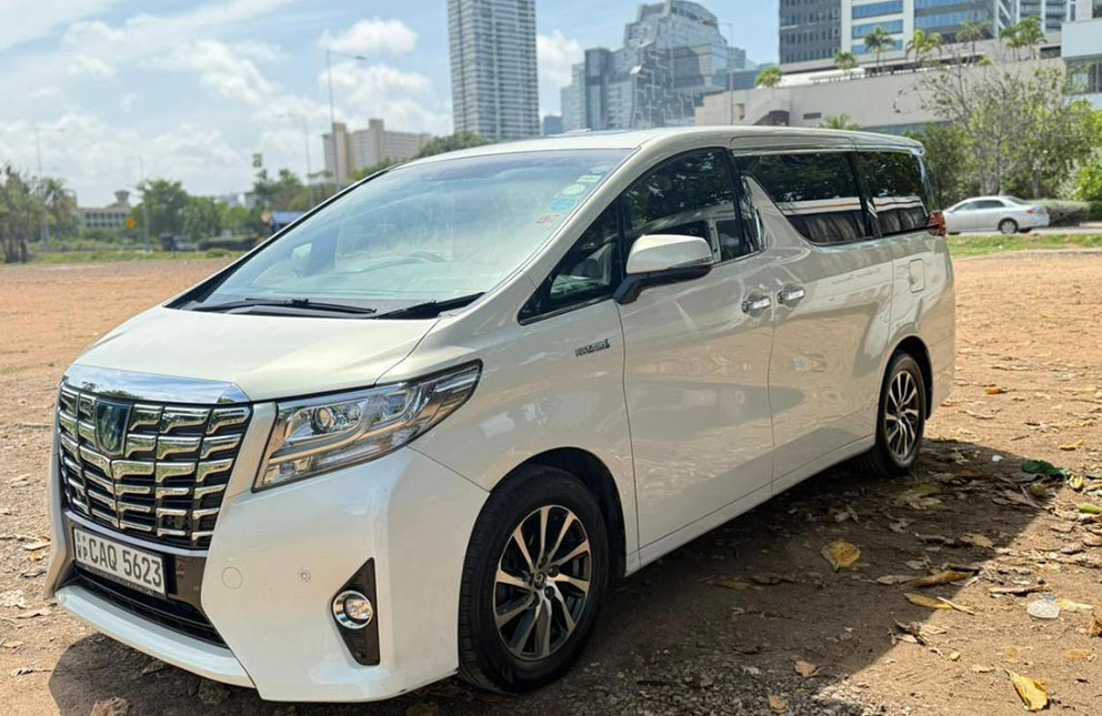 Toyota Alphard Executive Lounge at Malkey Rent A Car Colombo