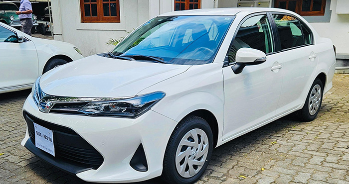 Toyota Axio Hybrid 2025 at Malkey Rent A Car Colombo