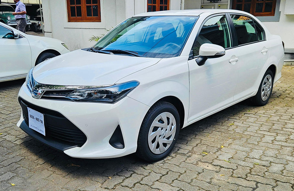 Toyota Axio NKR 165 2025 at Malkey Rent A Car Colombo