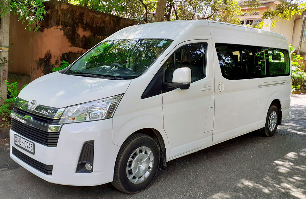Toyota Grandia passenger van at Malkey Rent A Car Colombo