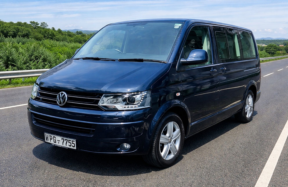 Volkswagen Multivan passenger van at Malkey Rent A Car Colombo