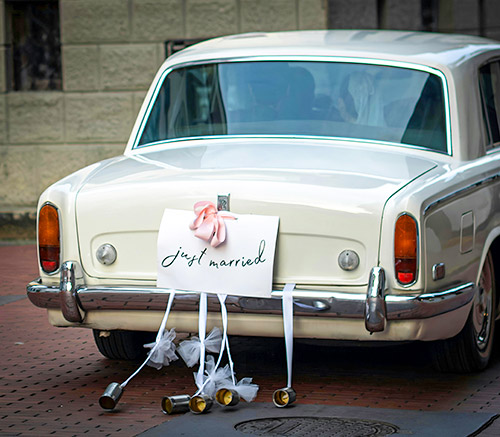 just married